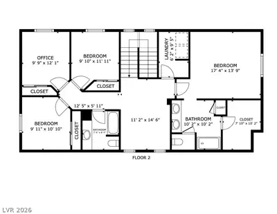 7727 Moore Creek Lane, North Las Vegas, NV 89084 Floor Plan