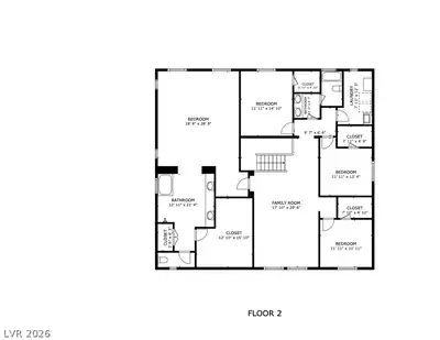 4153 Scorpius Avenue, North Las Vegas, NV 89084 Floor Plan