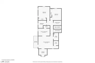 1 Corte Vita, Henderson, NV 89011 Floor Plan