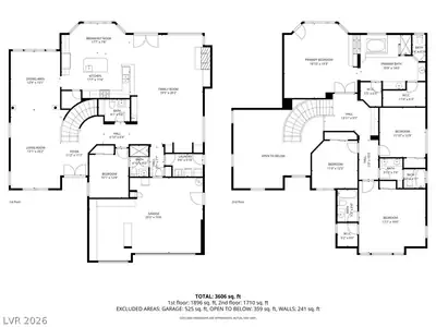 1708 Desert Fort Street, Las Vegas, NV 89128 Floor Plan
