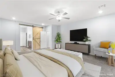5745 Temple Ridge Court, Las Vegas, NV 89149 Primary Bedroom
