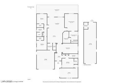 5745 Temple Ridge Court, Las Vegas, NV 89149 Floor Plan