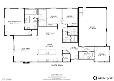 108 Agnew Street, Las Vegas, NV 89138 Floor Plan