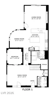 12012 Prada Verde Drive, Las Vegas, NV 89138 Floor Plan