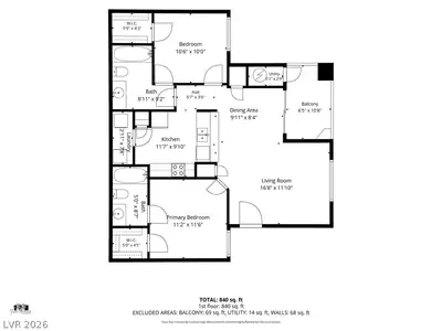 6955 North Durango Drive 2024 Floor Plan
