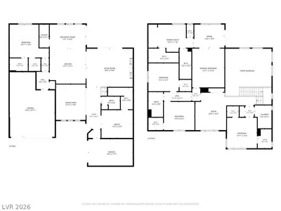 12137 Sage Thunder Avenue, Las Vegas, NV 89138 Floor Plan