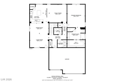 28 Gentilly Lace Avenue, Henderson, NV 89002 Floor Plan