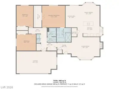 9180 Mohawk Street, Las Vegas, NV 89139 Floor Plan