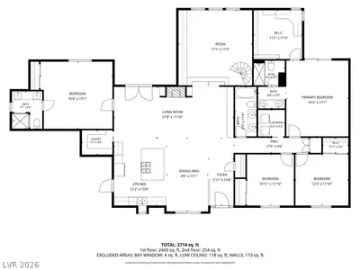 11 Pheasant Ridge Circle, Henderson, NV 89014 Floor Plan