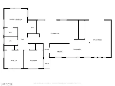 3605 Apache Lane, Las Vegas, NV 89107 Floor Plan