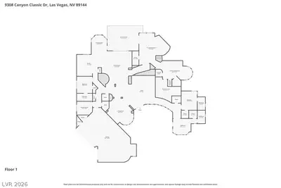 9308 Canyon Classic Drive Floor Plan