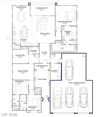 6384 Zephyr Peak Court, Las Vegas, NV 89149 Floor Plan