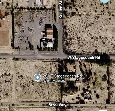 281 West Stagecoach Road Aerial View