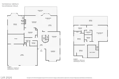 912 Portulaca Court, Henderson, NV 89011 Floor Plan
