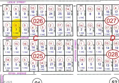 1711 Landmark Avenue, Pahrump, NV 89060 Plat Map