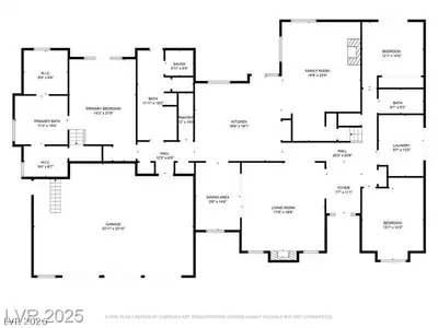 2160 Pueblo Circle, Las Vegas, NV 89169 Floor Plan