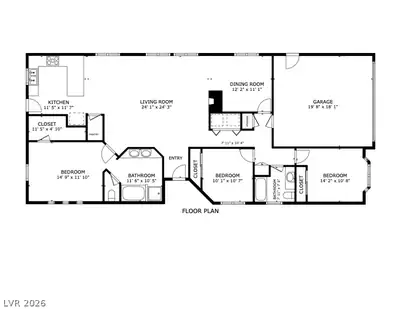 6749 Kostner Street, Las Vegas, NV 89149 Floor Plan