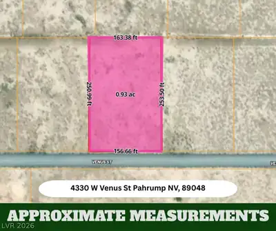 4330 West Venus Street Plat Map