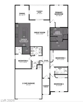 551 Hamilton Drive, Mesquite, NV 89027 Floor Plan