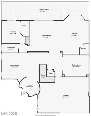 7427 Tomahawk Bend Avenue, Las Vegas, NV 89113 Floor Plan