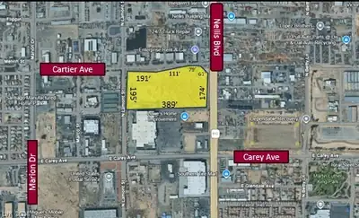 Nellis Boulevard Plat Map