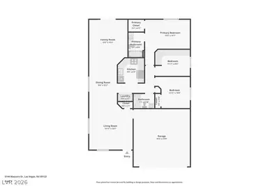5144 Mascaro Drive Floor Plan