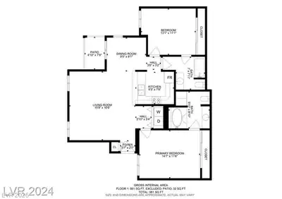 3145 East Flamingo Road 2129 Floor Plan