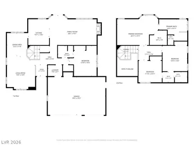 1264 Spanish Armada Road, Las Vegas, NV 89123 Floor Plan
