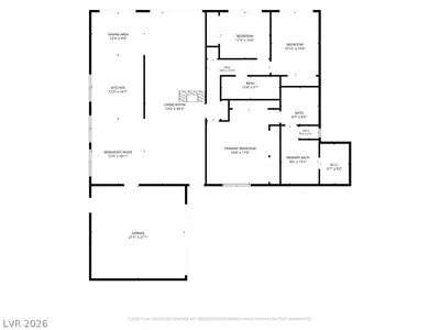 1524 Bonita Avenue, Las Vegas, NV 89104 Floor Plan