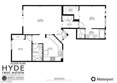5155 West Tropicana Avenue 1128 Floor Plan