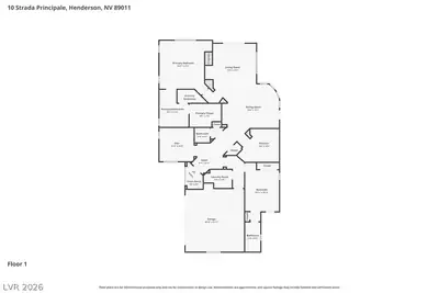 10 STRADA PRINCIPALE, Henderson, NV 89011 Floor Plan