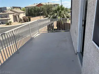 4520 Grand Rock Drive, North Las Vegas, NV 89081 Balcony
