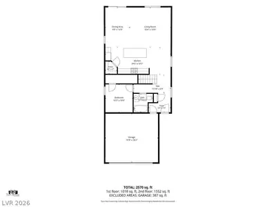 6812 Vacarez Drive, Las Vegas, NV 89149 Floor Plan