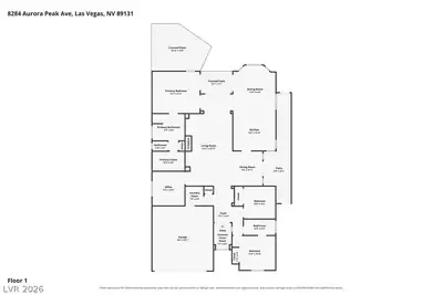 8284 Aurora Peak Avenue Floor Plan