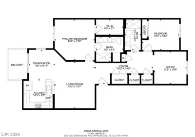 6868 Sky Pointe Drive 2150 Floor Plan