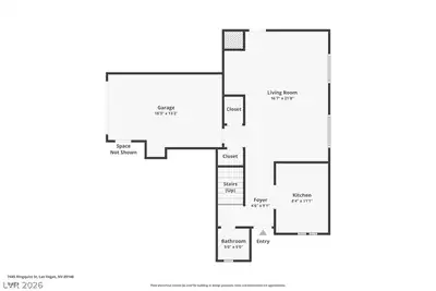7445 Ringquist Street, Las Vegas, NV 89148 Floor Plan