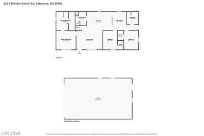 250 East Blosser Ranch Road Floor Plan