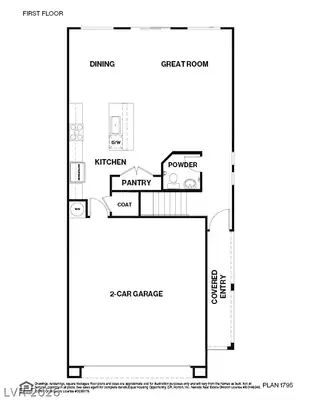 7731 Moore Creek Lane, North Las Vegas, NV 89084 Floor Plan