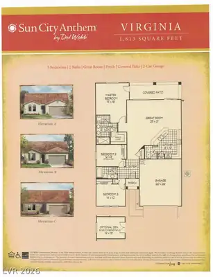 2096 Mountain City Street Floor Plan