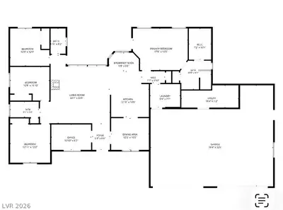 605 Cerina Court, Pioche, NV 89043 Floor Plan