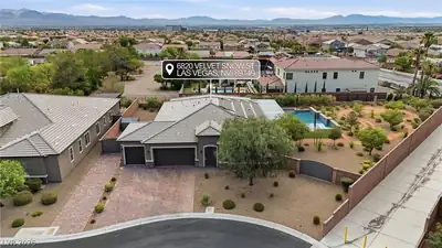 6820 Velvet Snow Street, Las Vegas, NV 89149 Aerial View