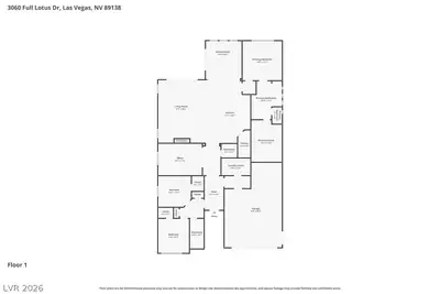 3060 Full Lotus Drive, Las Vegas, NV 89138 Floor Plan
