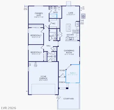 1229 Desert Halo Drive Floor Plan