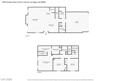 7855 Pandora Sky Street 3 Floor Plan