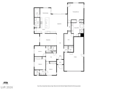 257 Evante Street, Las Vegas, NV 89138 Floor Plan