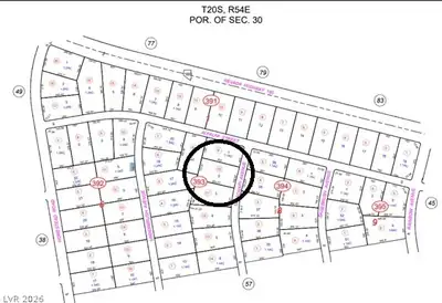 2530 Tahachapi Avenue, Pahrump, NV 89048 Plat Map