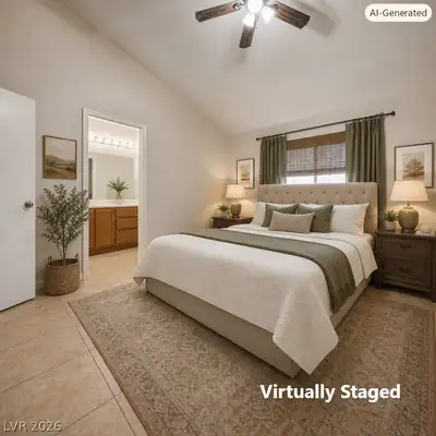 6518 Rutgers Drive, Las Vegas, NV 89156 Primary Bedroom