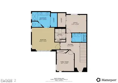 8386 Creek Canyon Avenue, Las Vegas, NV 89113 Floor Plan