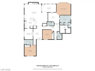 10813 Cedar Forest Avenue, Las Vegas, NV 89144 Floor Plan