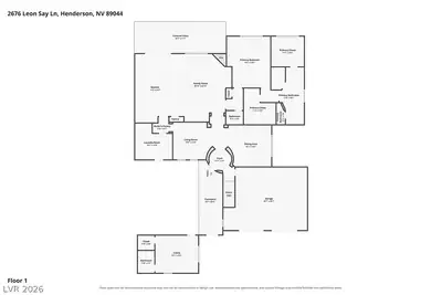 2676 Leon Say Lane Floor Plan